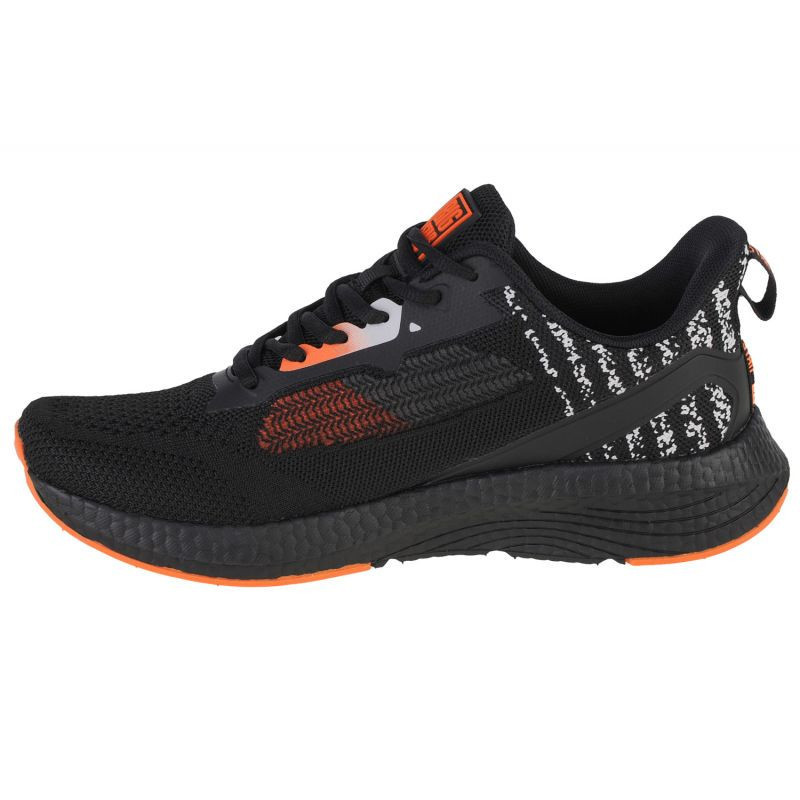 Pánské sportovní boty M LL174108 Černá s oranžovou - Big Star černá-oranžová 42