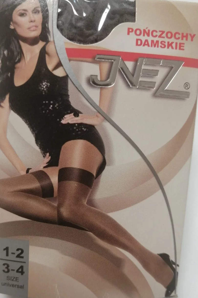 Dámske samodržiace pančuchy Elastil Inez 20 denier - Inez one size béžová