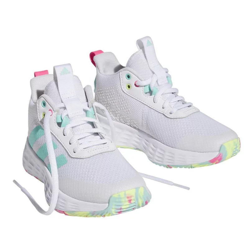 Junior Basketbalová obuv / tenisky Ownthegame 2.0 Jr IF2696 Bílá mix - Adidas bílá-mix barev 37 1/3 (obrázek 5)