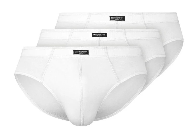 Pánske nohavičky CLASSIC 3P 1446-K121 White - Henderson XXL