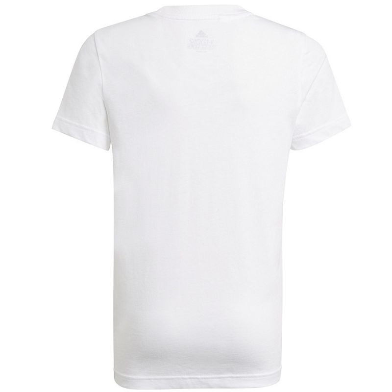 Dětské tričko Essentials Tee Jr GN3994 bílé - Adidas 140