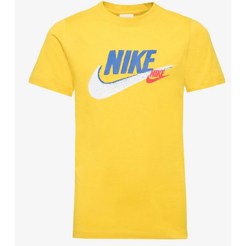 Dětské tričko Sportswear SI SS Tee Jr FD1201 709 žluté - Nike L