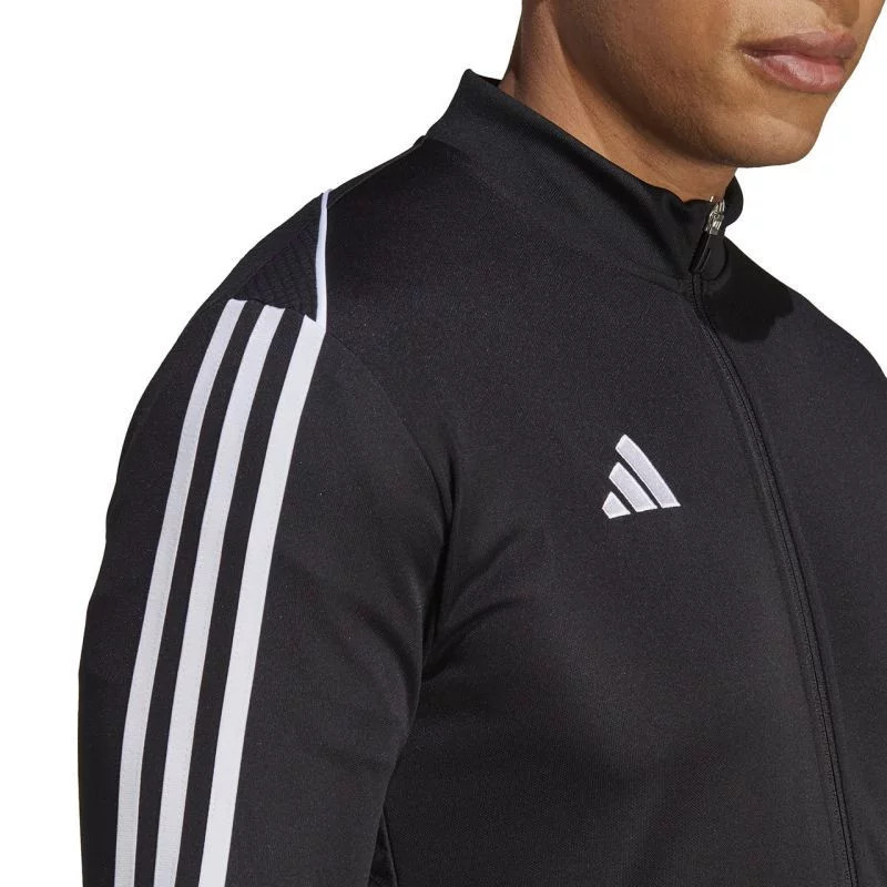 Pánská trénink mikina HS7231 Černá s bílou - Adidas černá s bílou 2XL (obrázek 6)