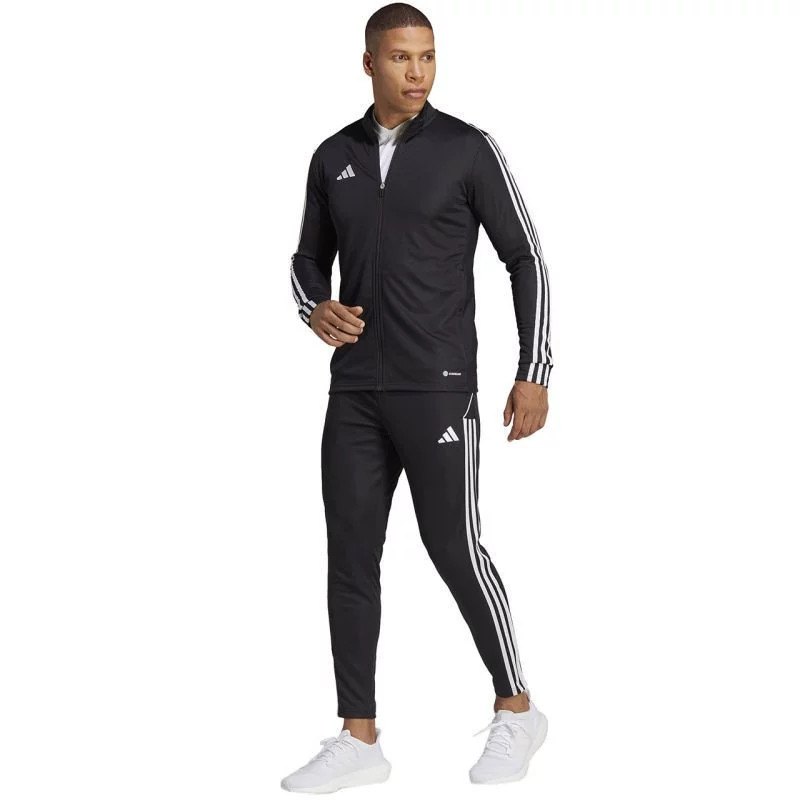 Pánská trénink mikina HS7231 Černá s bílou - Adidas černá s bílou 2XL (obrázek 5)