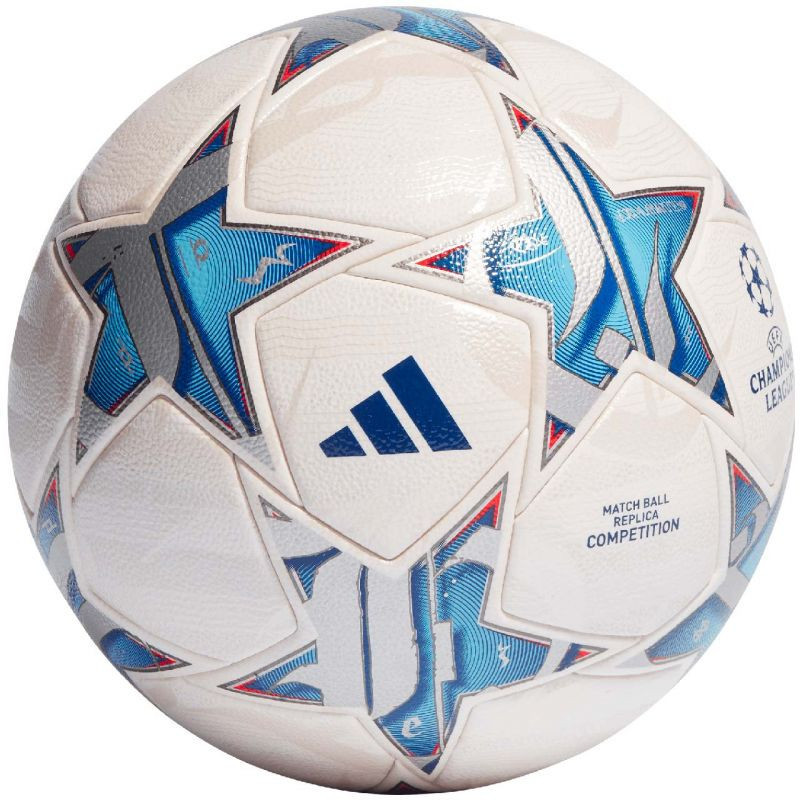 Levně SPORT Fotbalový míč UCL Competition 23/24 IA0940 Bíla s modrou - Adidas bílá/modrá 4