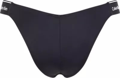 Dámské plavkové kalhotky DELTA BIKINI KW0KW02430 BEH černé - Calvin Klein L