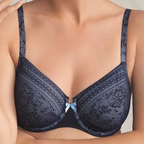 Dámská podprsenka s kosticí Fleur 5653 380 Maritim blue - Anita tmavě modrá 75H (obrázek 5)
