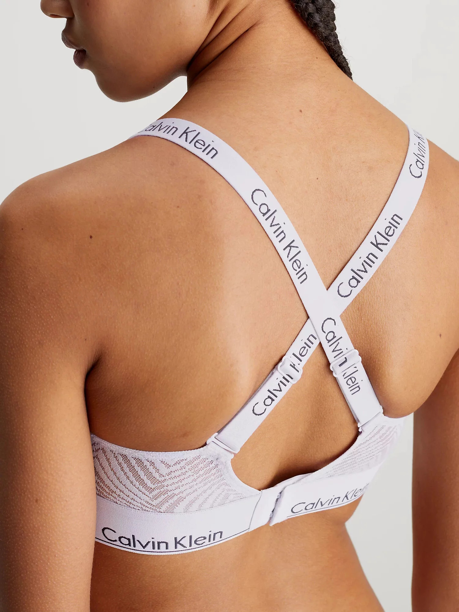 Dámské podprsenka LGHTLY LINED BRALETTE 000QF7797E LL0 lila - Calvin Klein S (obrázek 3)