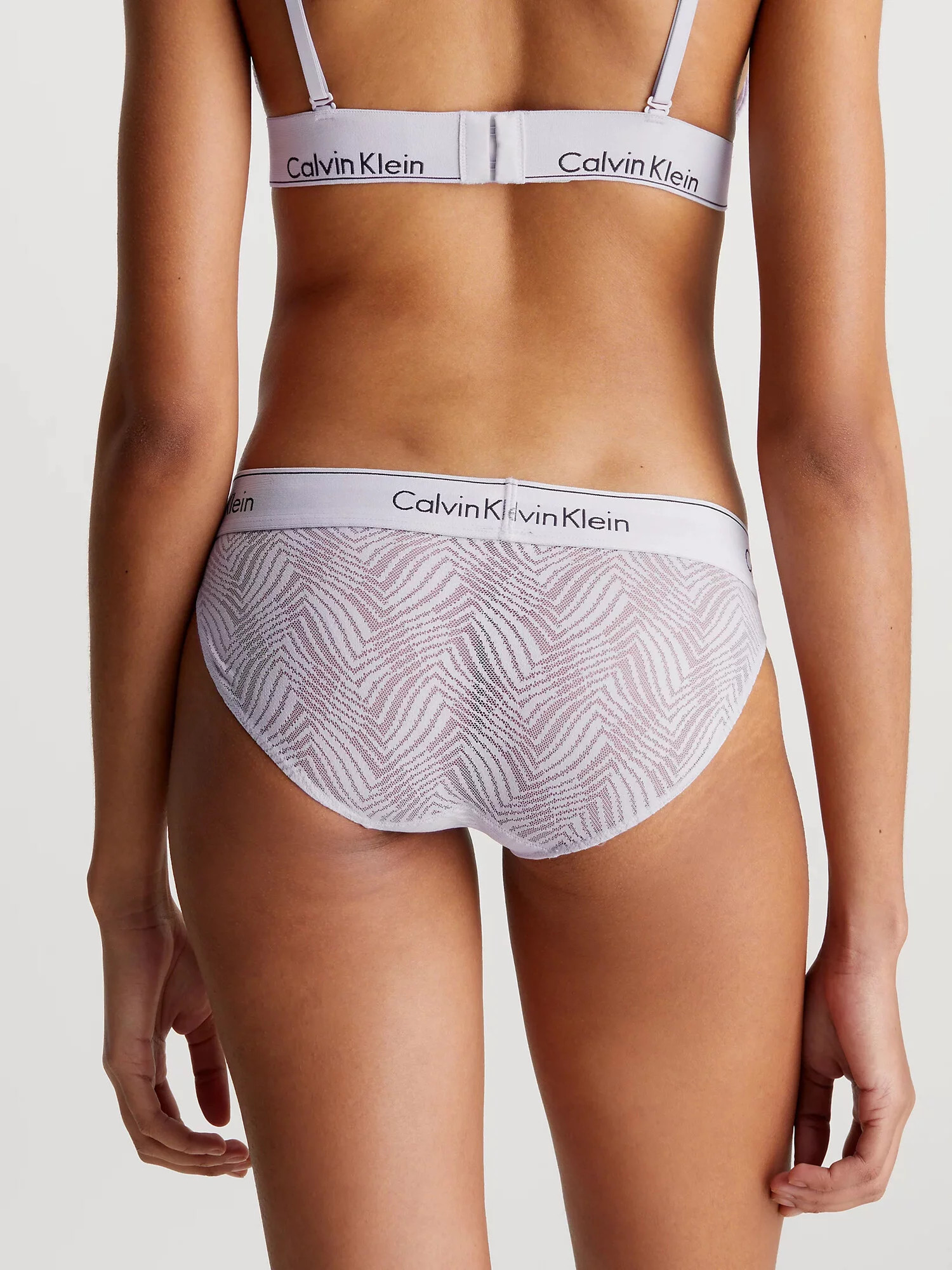 Dámské kalhotky BIKINI 000QF7712E LL0 lila - Calvin Klein S (obrázek 5)
