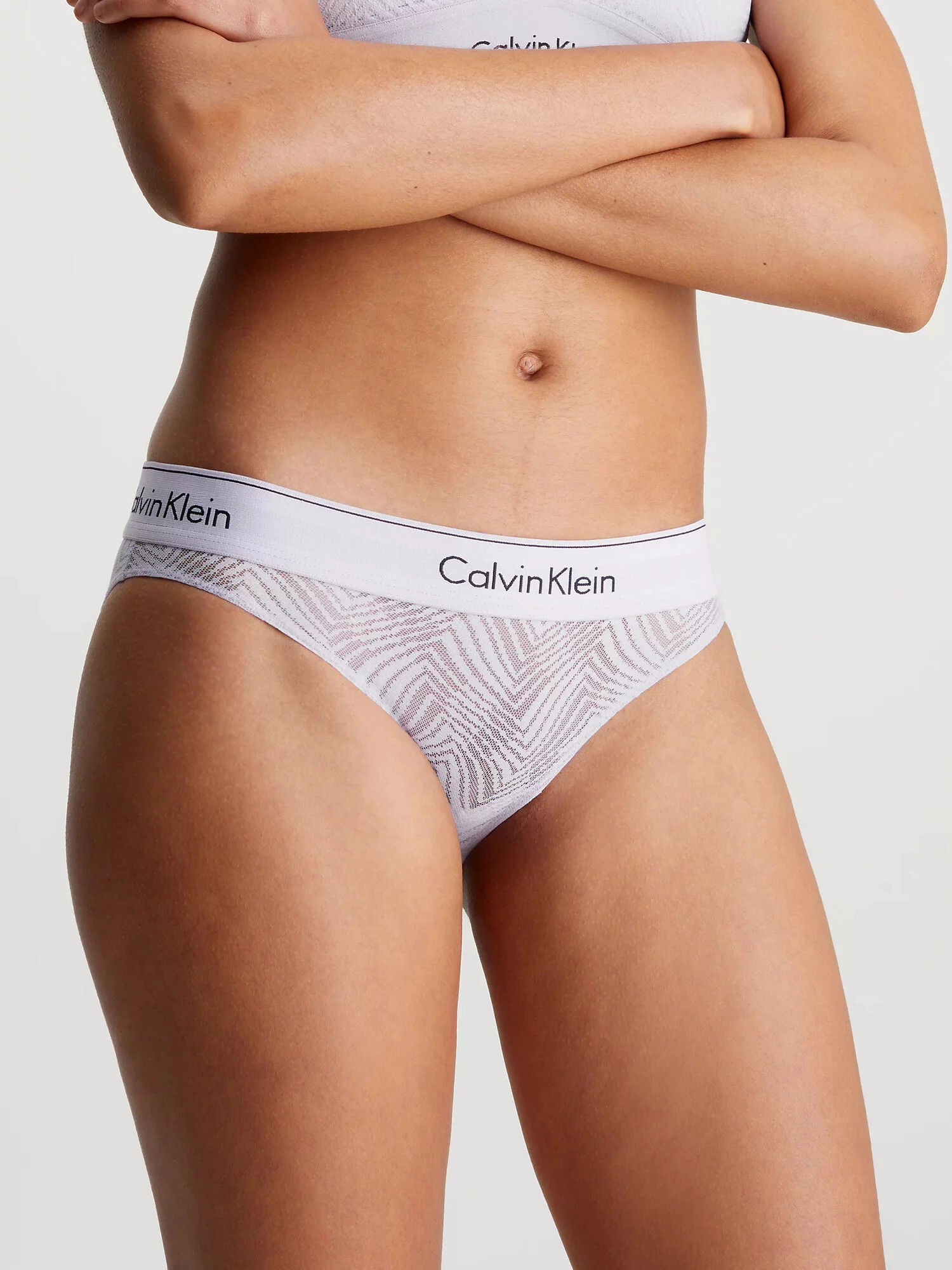 Dámské kalhotky BIKINI 000QF7712E LL0 lila - Calvin Klein S (obrázek 4)