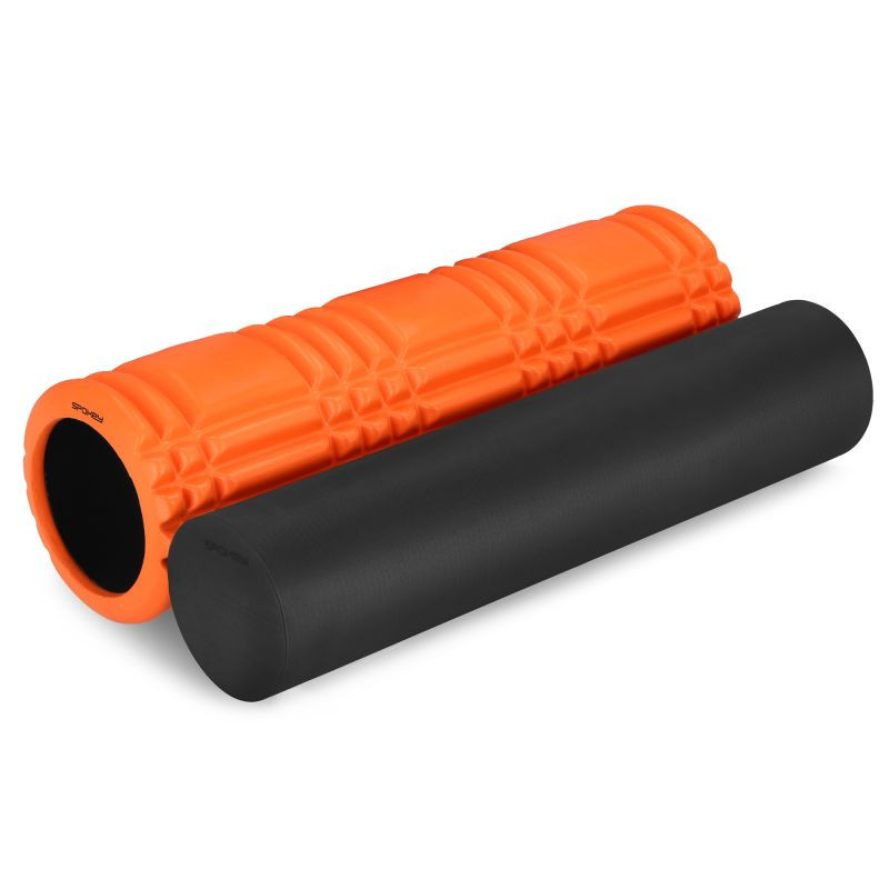Levně SPORT Sada fitness válců 2v1 MIXROLL 929912 Oranžová s černou - Spokey oranžová - černá one size