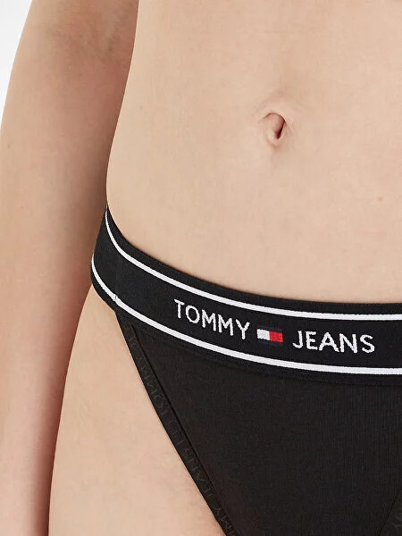 Dámská tanga UW0UW05122 BDS černé - Tommy Hilfiger L (obrázek 3)