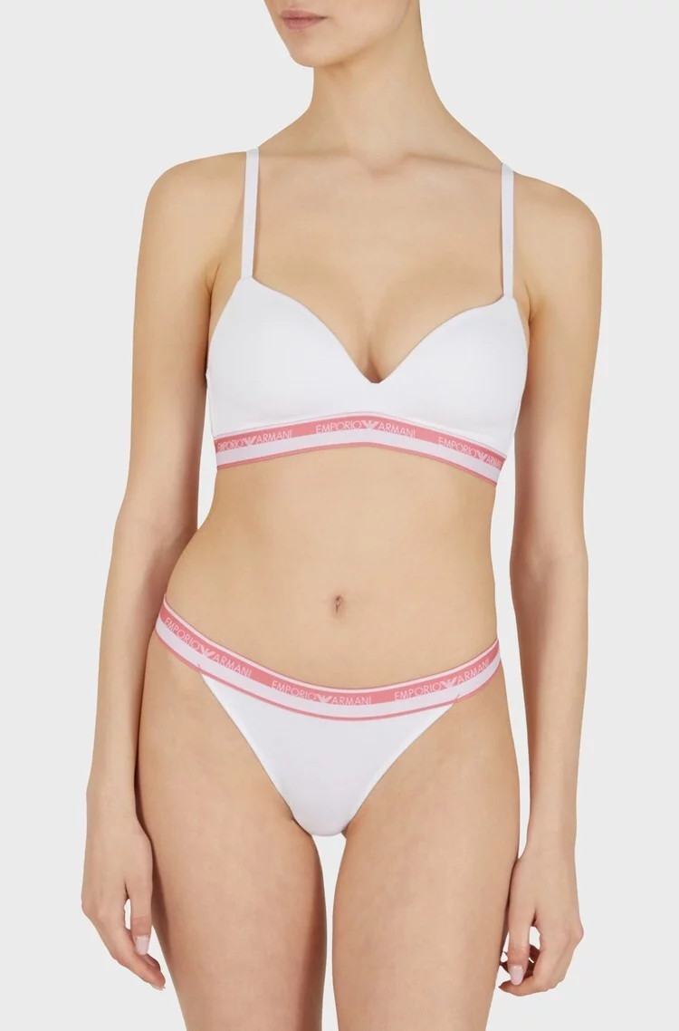 Dámská podprsenka 164410 4R227 00010 bílá - Emporio Armani M (obrázek 3)