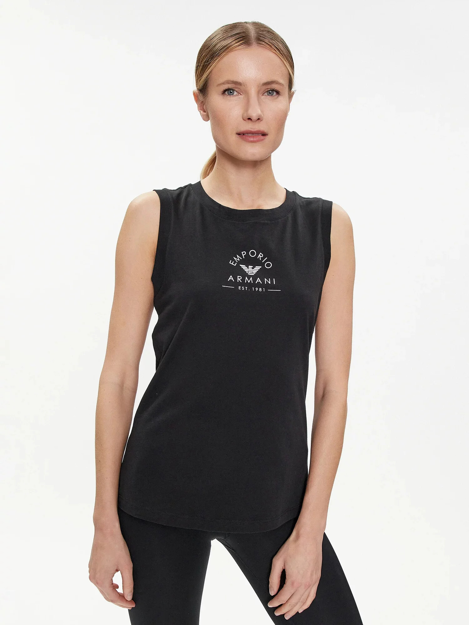 Dámské tílko 164797 4R227 00020 černé - Emporio Armani L (obrázek 3)