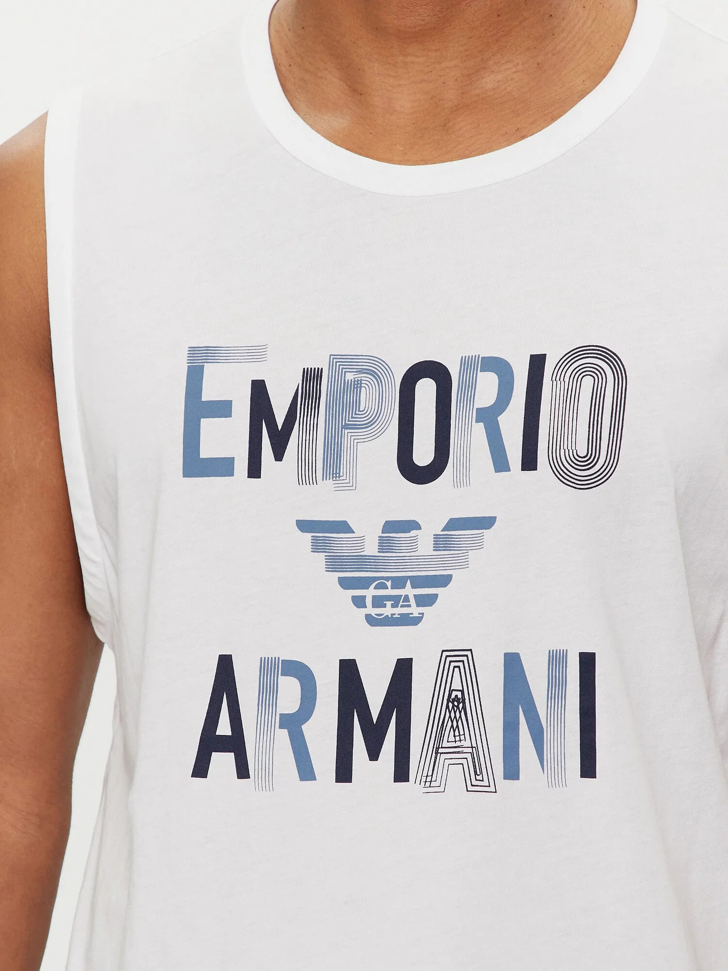 Pánské tílko 211800 4R468 18411 bílé - Emporio Armani L (obrázek 5)
