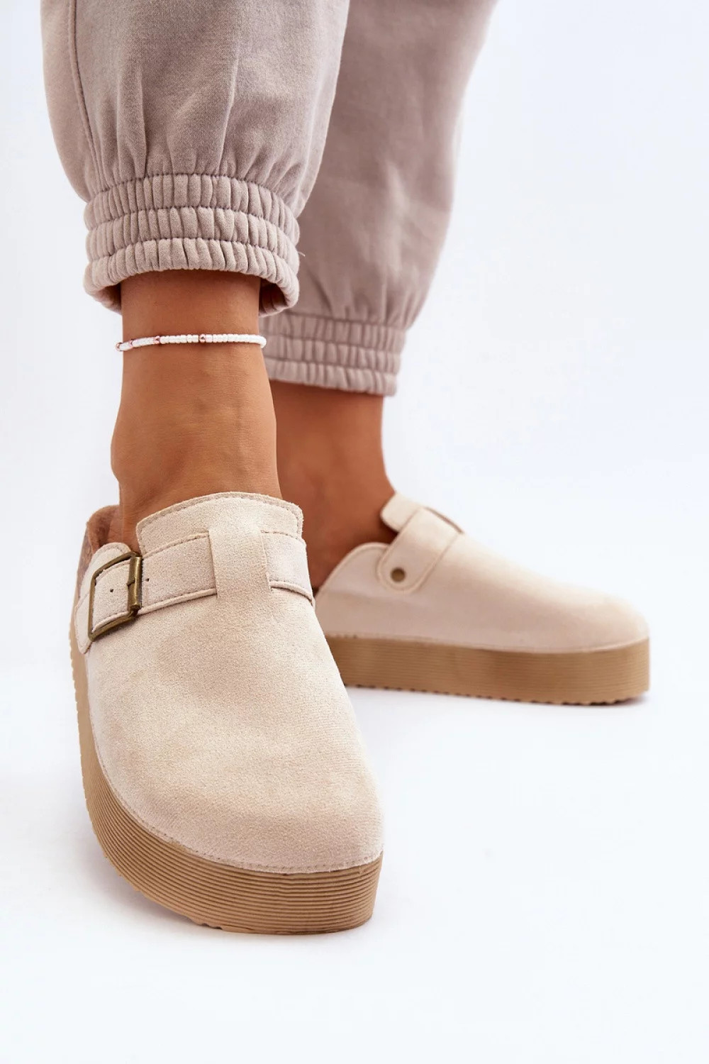 Dámske ponožky / papuče SS-248 Beige - Krok vo veľkom štýle 38 bežová(oříšková)