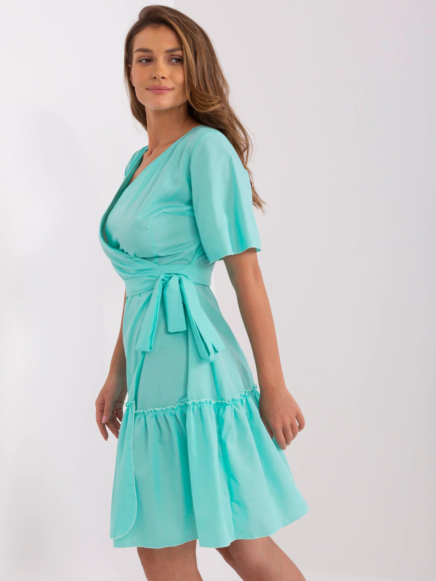 Dámské šaty LK SK 508646.13P máta - Lakerta XL-42 (obrázek 5)