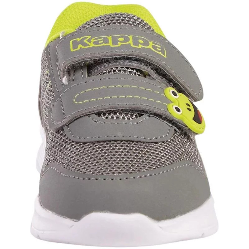 Detská športová obuv Jr 280024M 1633 Grey-white-green - Kappa 23 šedá-mix barev