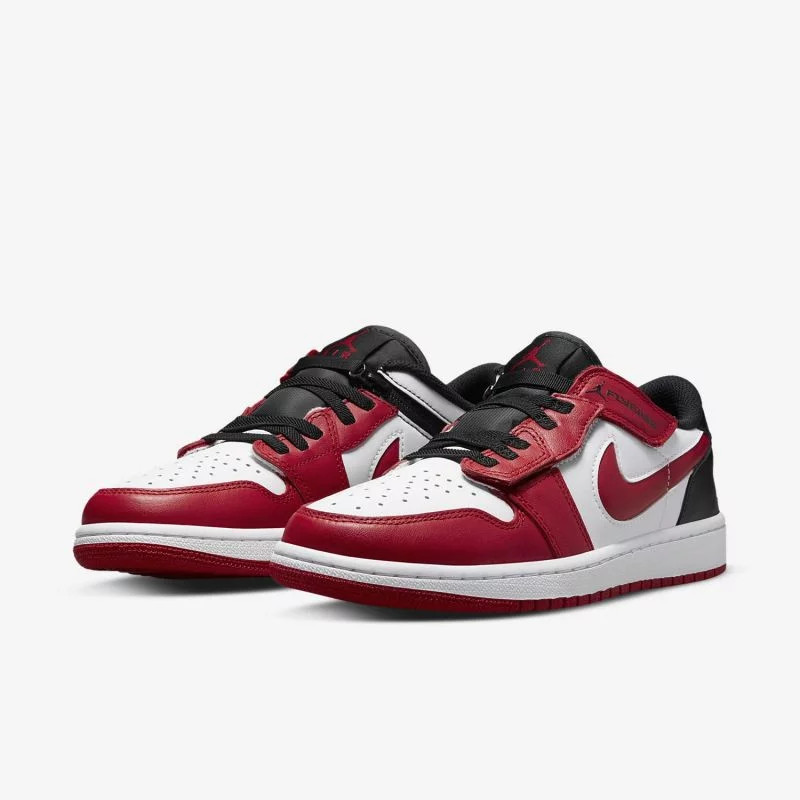 Pánské sportovní boty Air Jordan 1 Low FlyEase M DM1206-163 Červeno-bílá s černou - Nike červená-bílá 46 (obrázek 8)