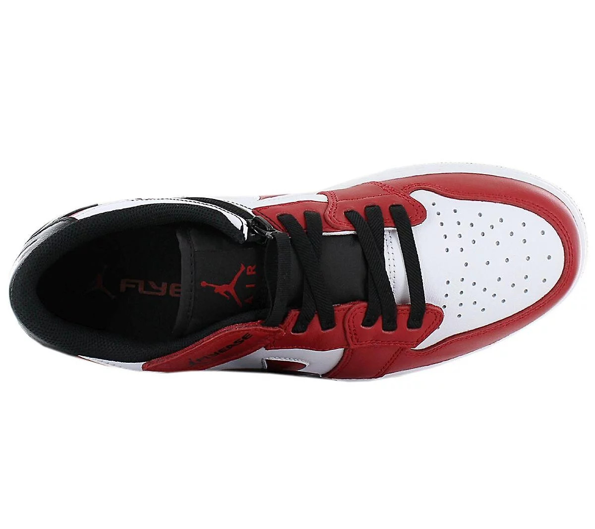Pánské sportovní boty Air Jordan 1 Low FlyEase M DM1206-163 Červeno-bílá s černou - Nike červená-bílá 46 (obrázek 6)