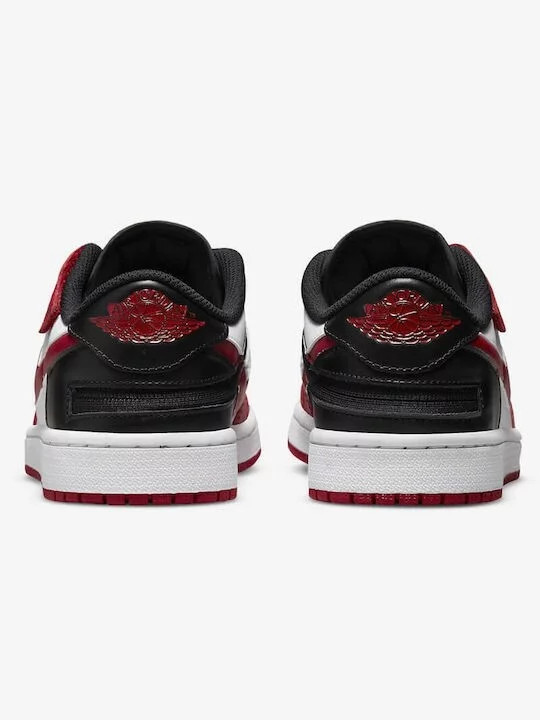 Pánské sportovní boty Air Jordan 1 Low FlyEase M DM1206-163 Červeno-bílá s černou - Nike červená-bílá 46 (obrázek 5)