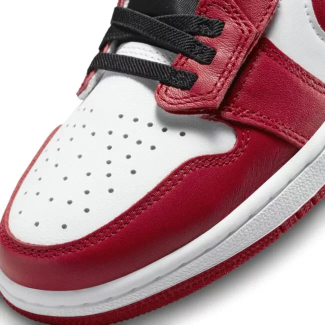 Pánské sportovní boty Air Jordan 1 Low FlyEase M DM1206-163 Červeno-bílá s černou - Nike červená-bílá 46 (obrázek 7)