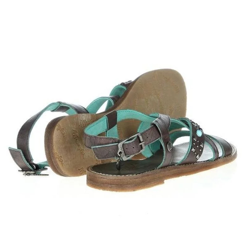 Dámské sandály Lola Lady W WL141650-30 -Tmavě hnědá s tyrkysovou - Wrangler tmavě hnědá 36 (obrázek 6)