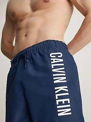 Pánské plavkové kraťasy KM0KM01004C7E - Calvin Klein tmavě modrá 6XL (obrázek 5)