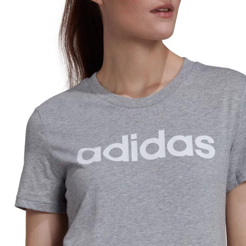 Dánské tričko W HL2053 šedé - Adidas L (obrázek 3)