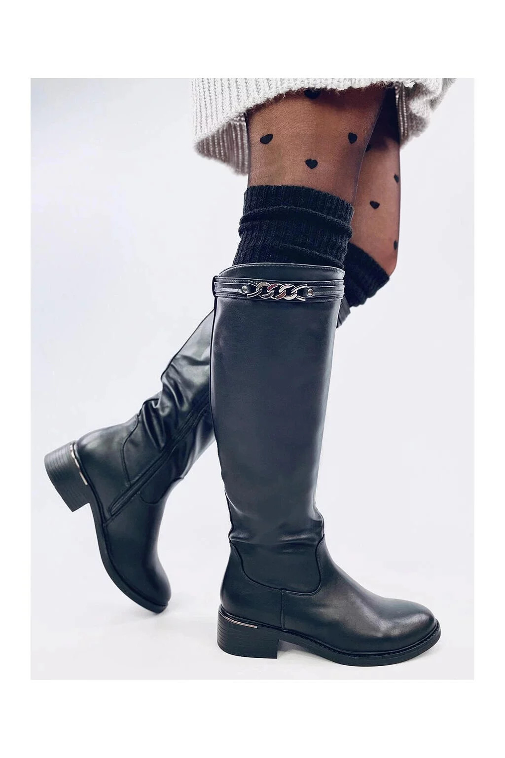 Dámske čižmy YY-52 black - Inello 37