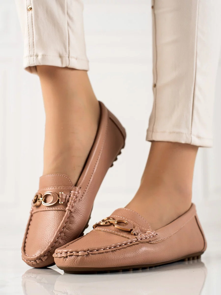 Klasické mokasíny 17218P hnedé - Inello 37