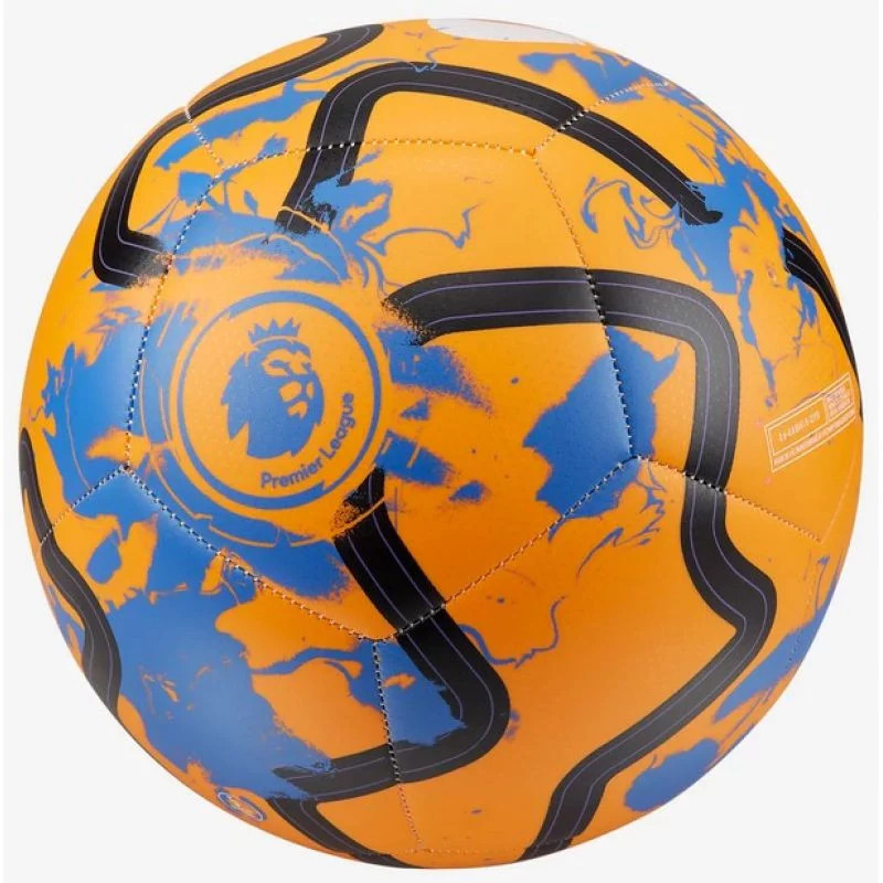 SPORT Fotbalový mič Premier League FB2987 870 Oranžová mix - Nike oranžová - modrá 5 (obrázek 3)