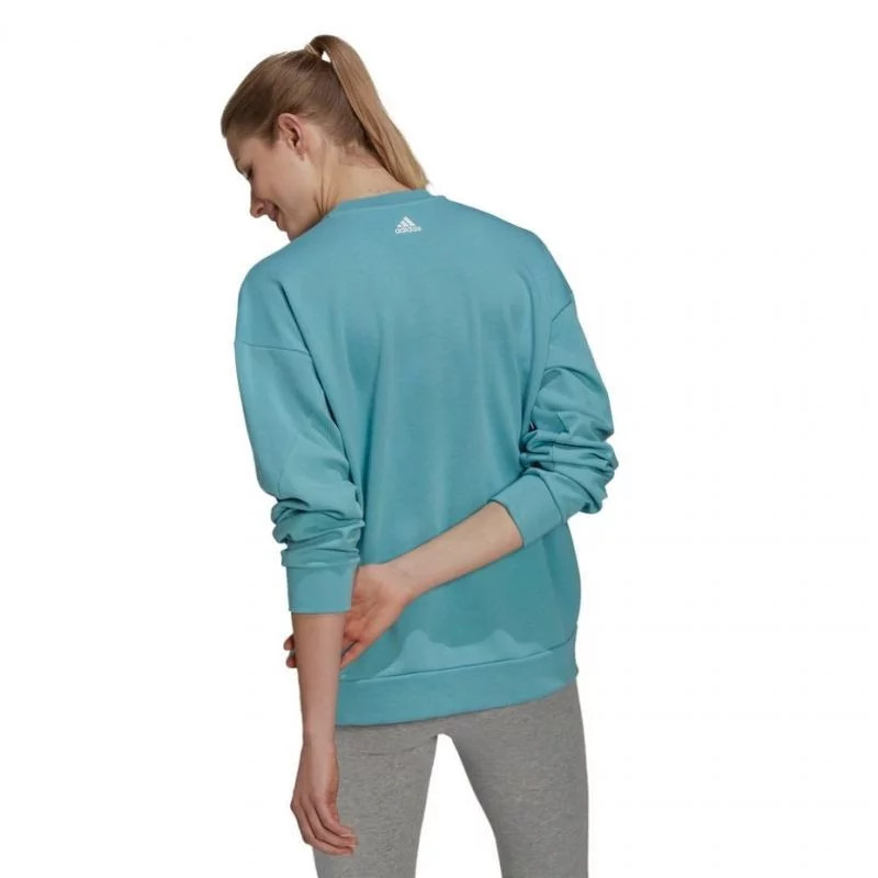 Pánská mikina uforu W GS3893 tyrkysová - Adidas L (obrázek 3)