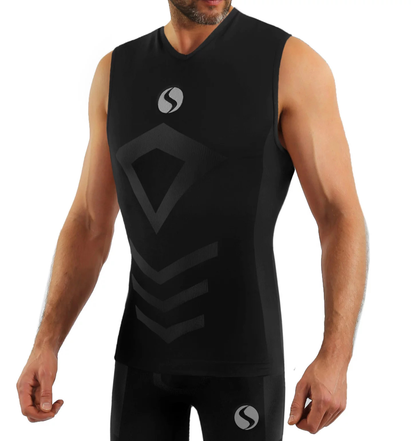 Thermo Tílko CL38 černé - Sesto Senso  XXL/XXXL (obrázek 5)