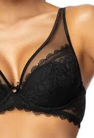Dámská push-up podprsenka Estelle M-0198/11 Černá - MAT černá 70D (obrázek 3)