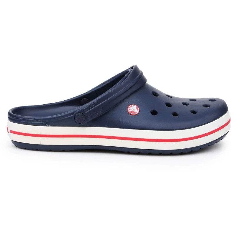 Unisex pánské a dámské nazouváky Crockband 11016-410 Tmavě modrá s červenou - Crocs tmavě modrá 43/44 (obrázek 3)