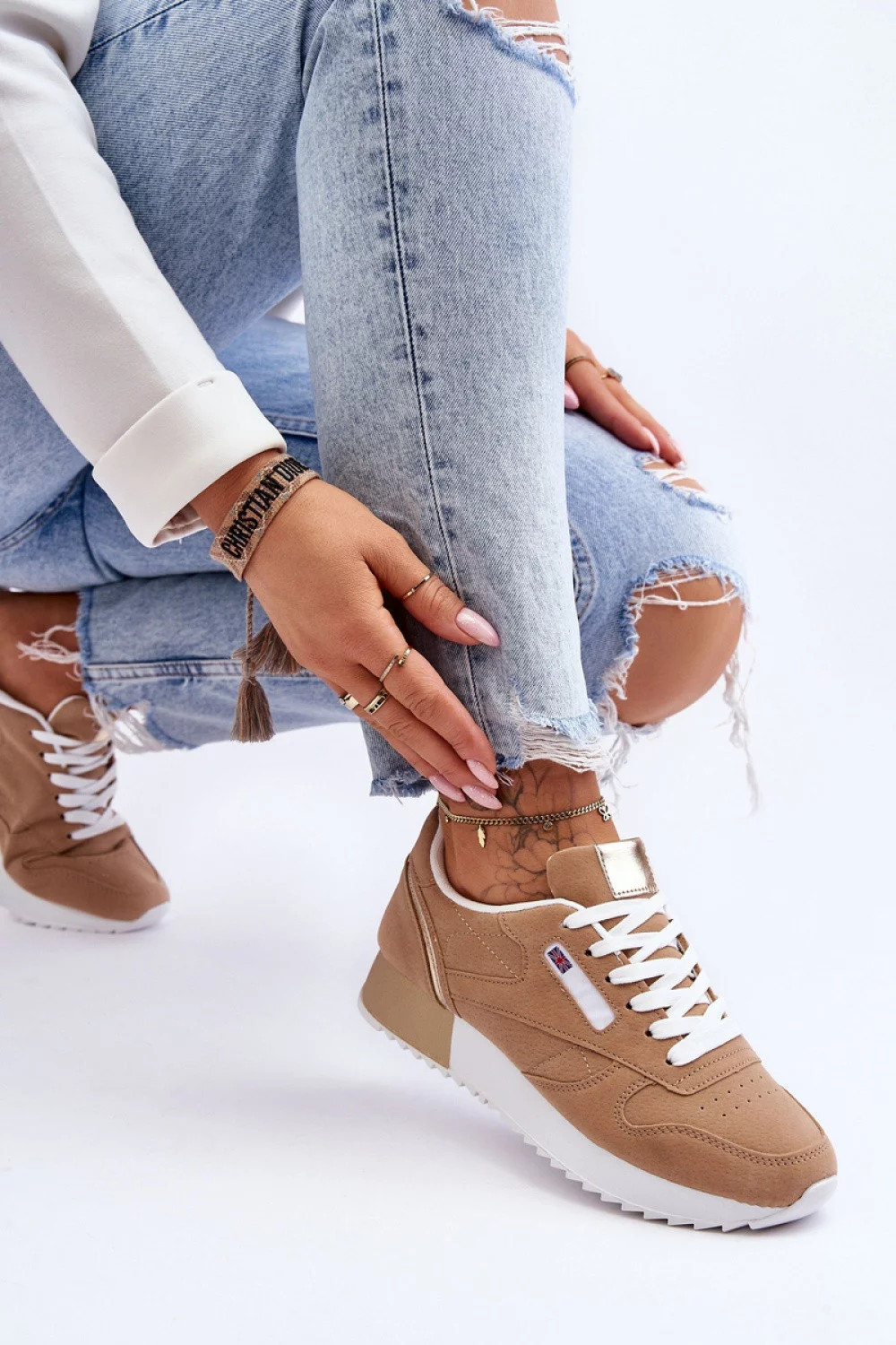 Sportovní obuv BK939 khaki - Step in style 40 (obrázek 3)