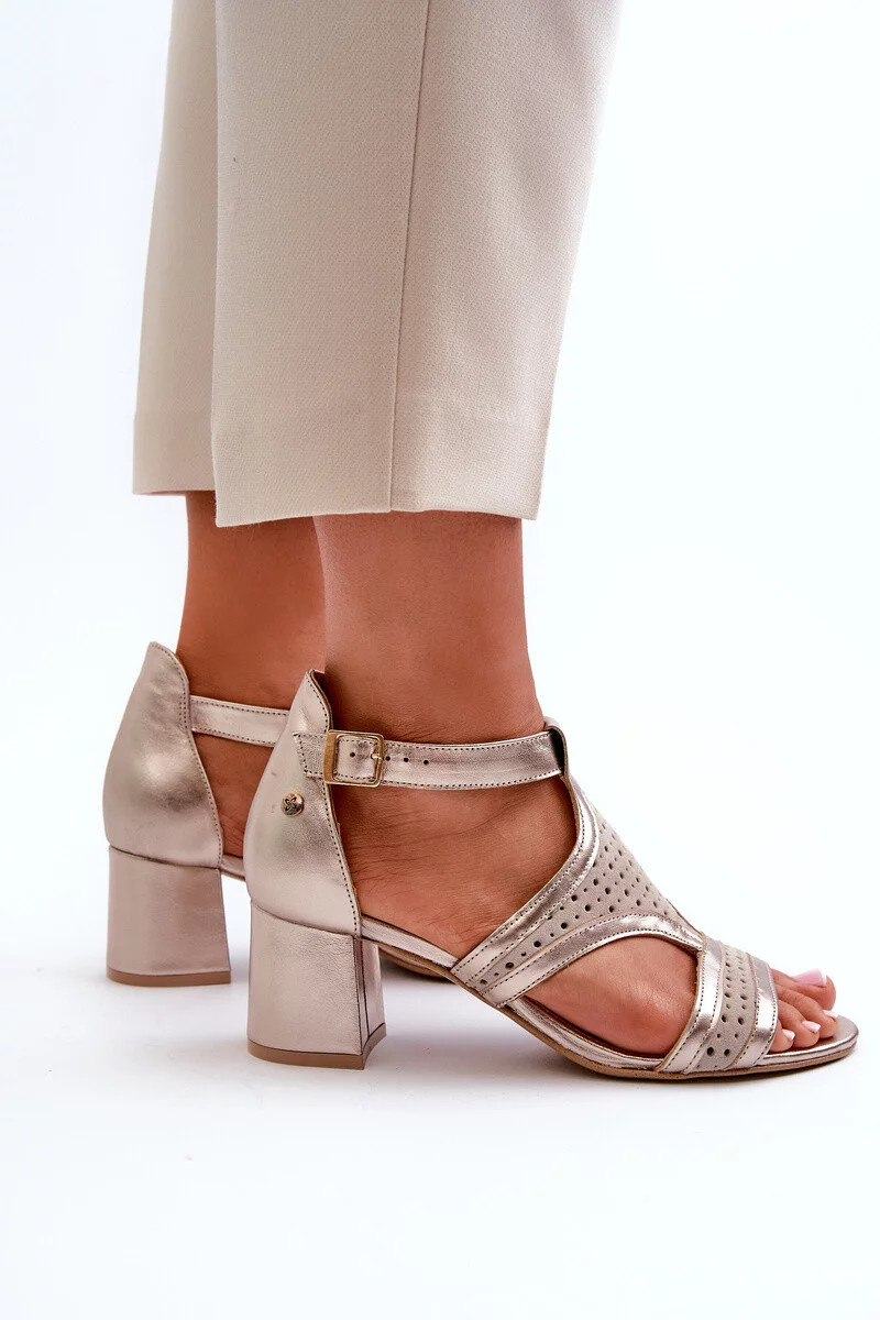 Dámské sandály 06459-25 zlaté - Sweet Shoes 39 (obrázek 4)