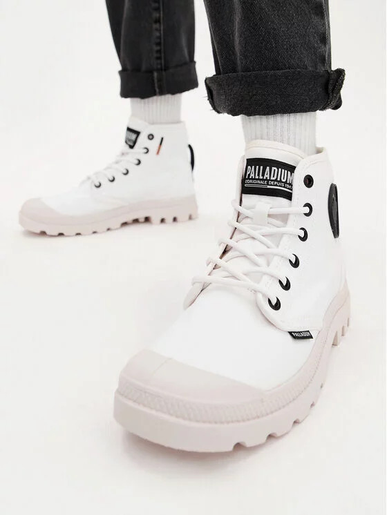 Dámske členkové topánky Pampa HI HTG SUPPLY STAR W 77356-116-M Ecru White - Palladium 38 ecri(krémová)