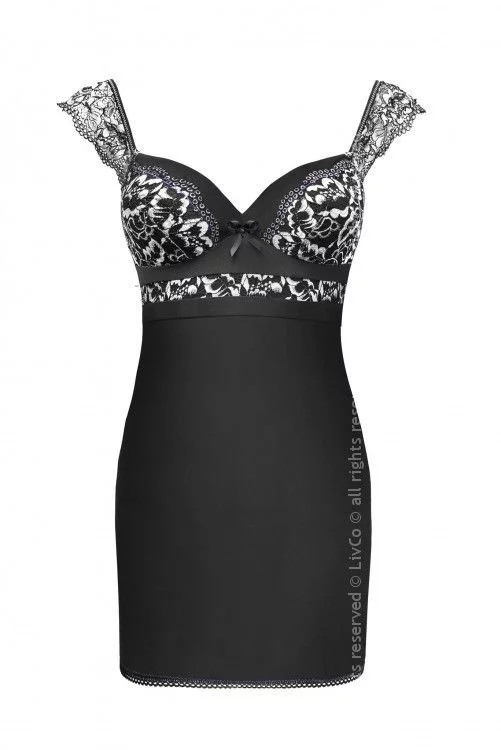 Dámská košilka Meredia černá - LivCo Corsetti S/M (obrázek 3)