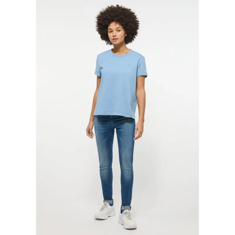 Dámské tričko Alina C Tee 1013387 5124 Jeans modrá - Mustang XL Modrá (obrázek 3)