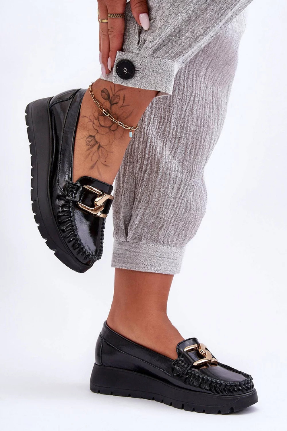 Mokasiny 10141-Z černé - Step in style 40 (obrázek 3)