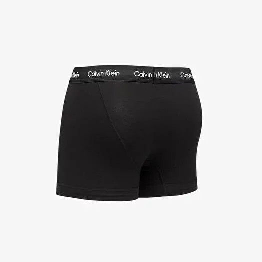 Pánské boxerky 3PACK Low Rise Trunk M 0000U2664G CA0 - Calvin Klein černá vzor S (obrázek 3)