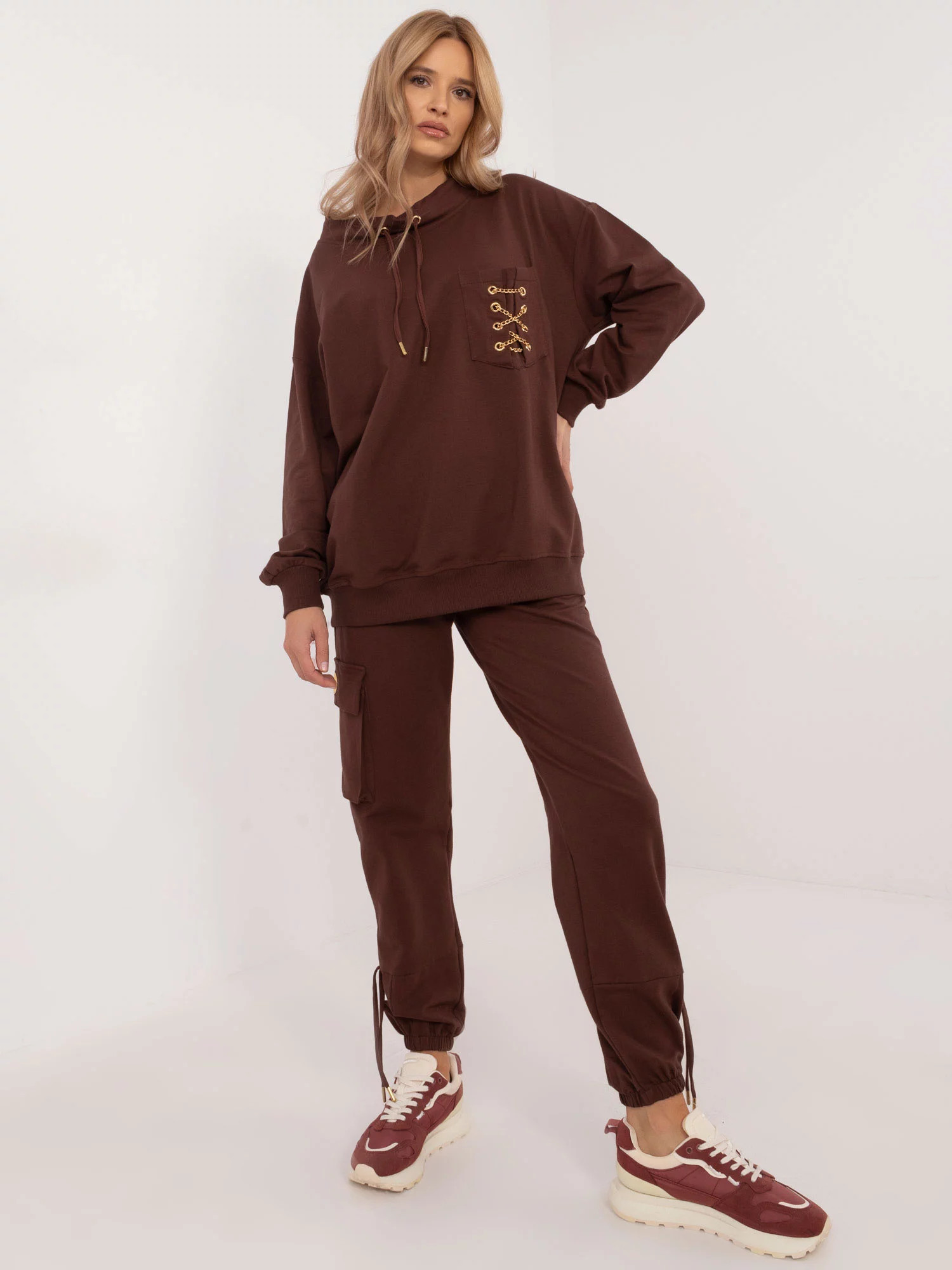 Dámská sada CLM KMPL 1278.08P hnědá - FPrice XL (obrázek 4)
