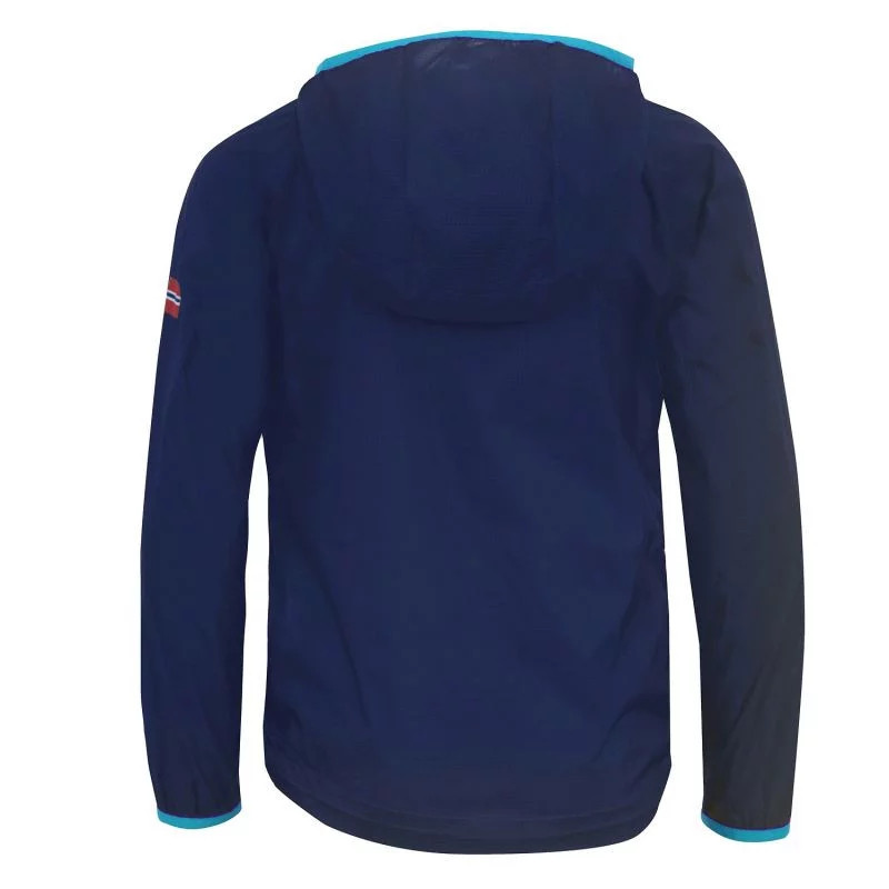Dětská běžecká bunda Jr 909-110 modrá - Trollkids Fjell 140 (obrázek 3)