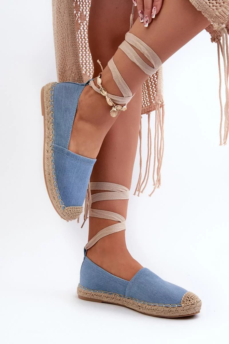 Espadrilky B-727 modré - Krok vo veľkom štýle 37