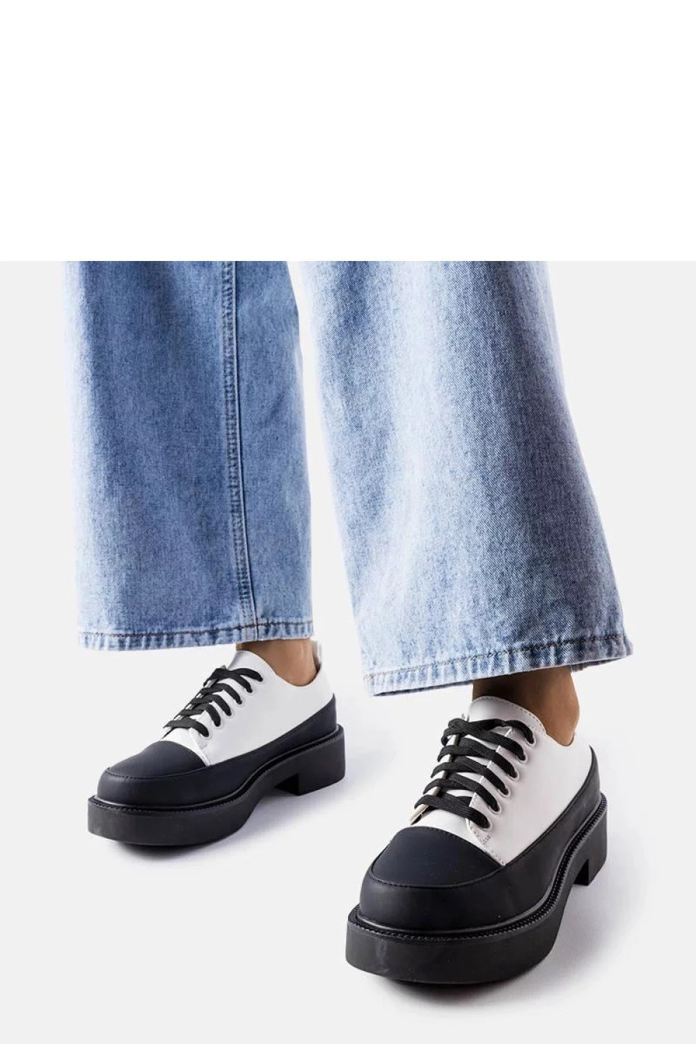 Poltopánky U9B-XX4664-1 white-black - Solea 37