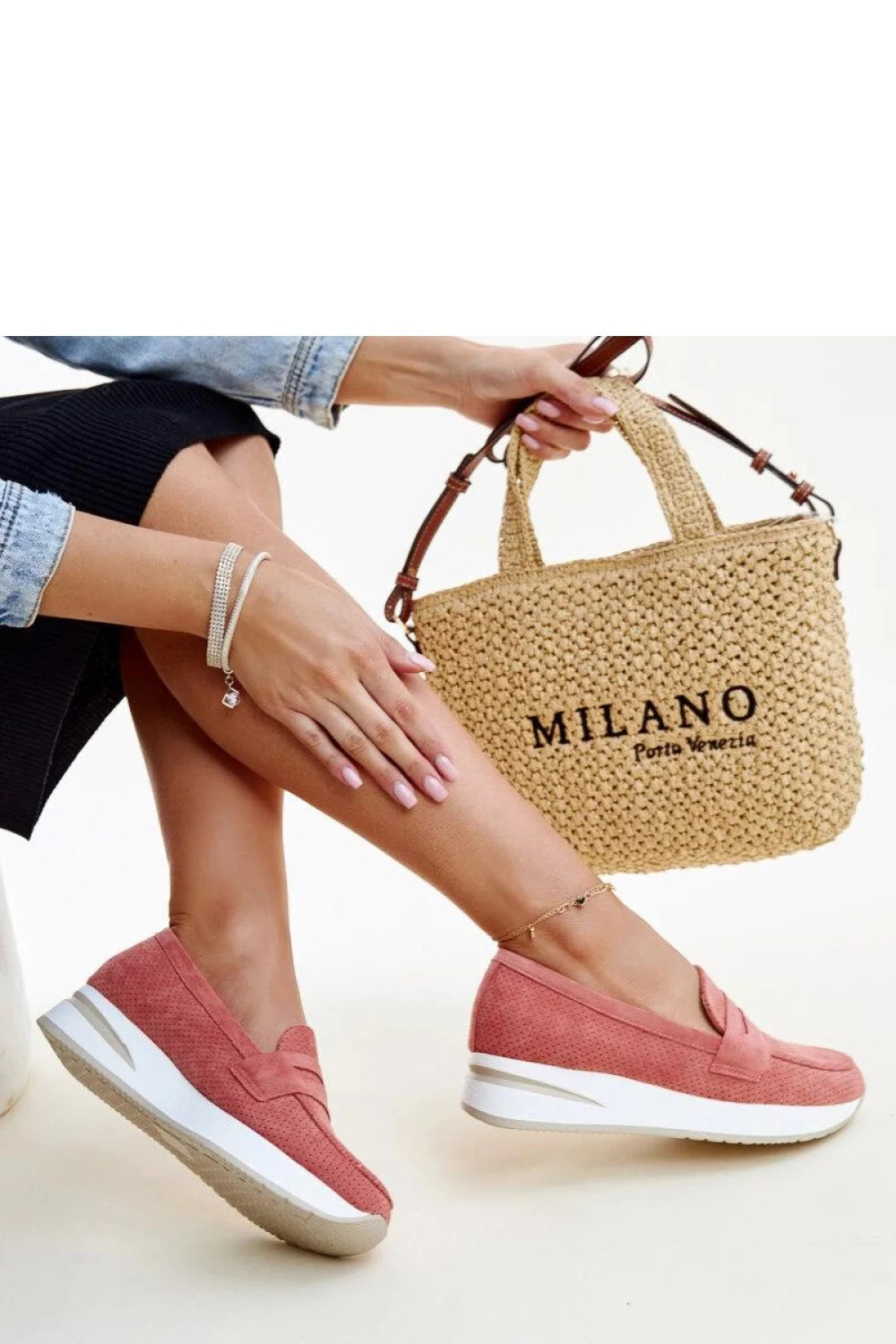 Ružové poltopánky G-54 - Solea 40