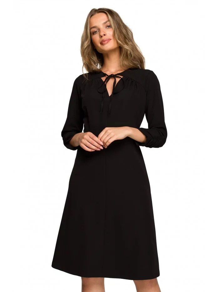 Dámské šaty S325 Černá - Stylove černá XL (obrázek 5)