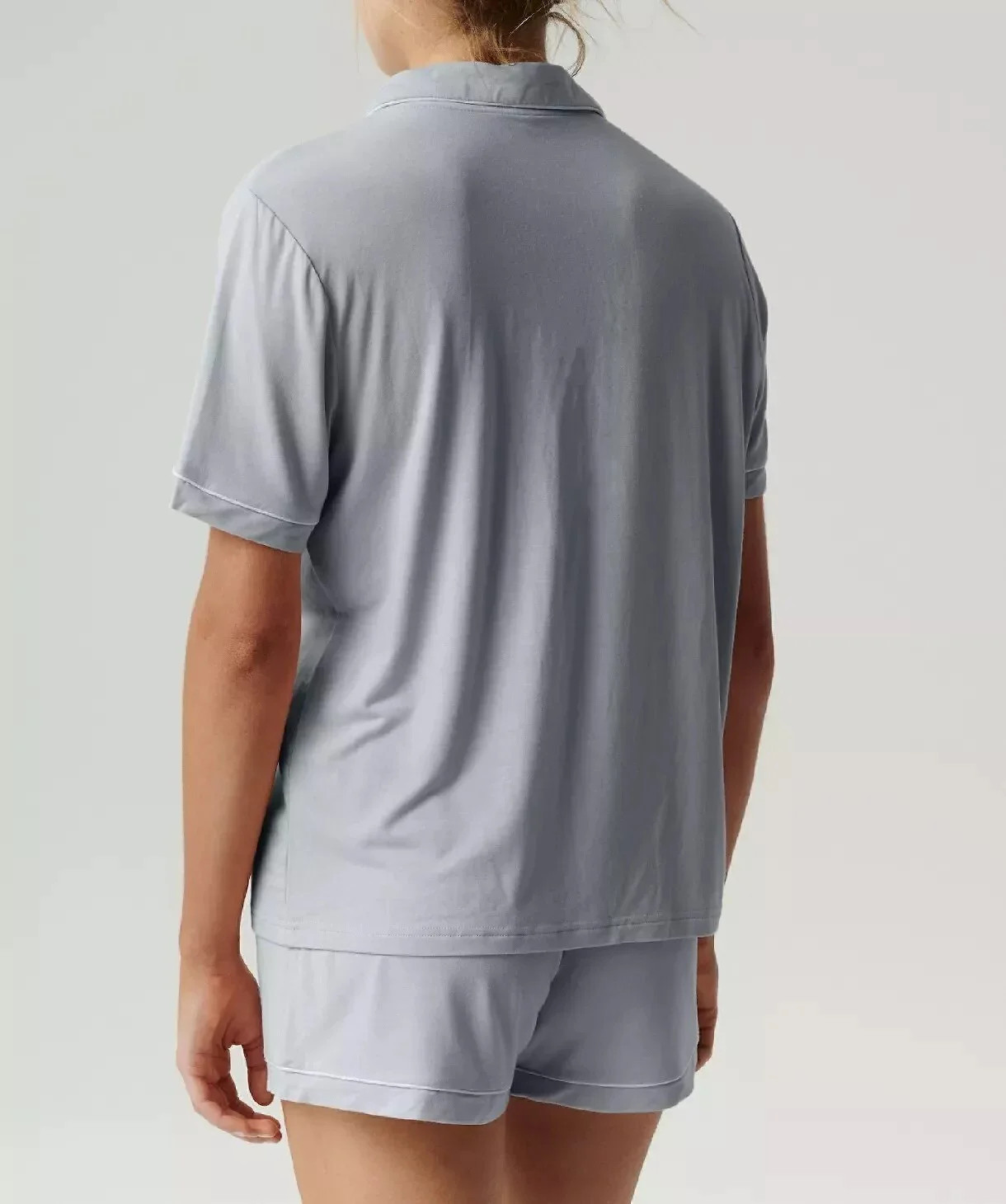 Dámské pyžamo Atlantic NLP-496 kr/r - Atlantic světle modrá XL (obrázek 12)